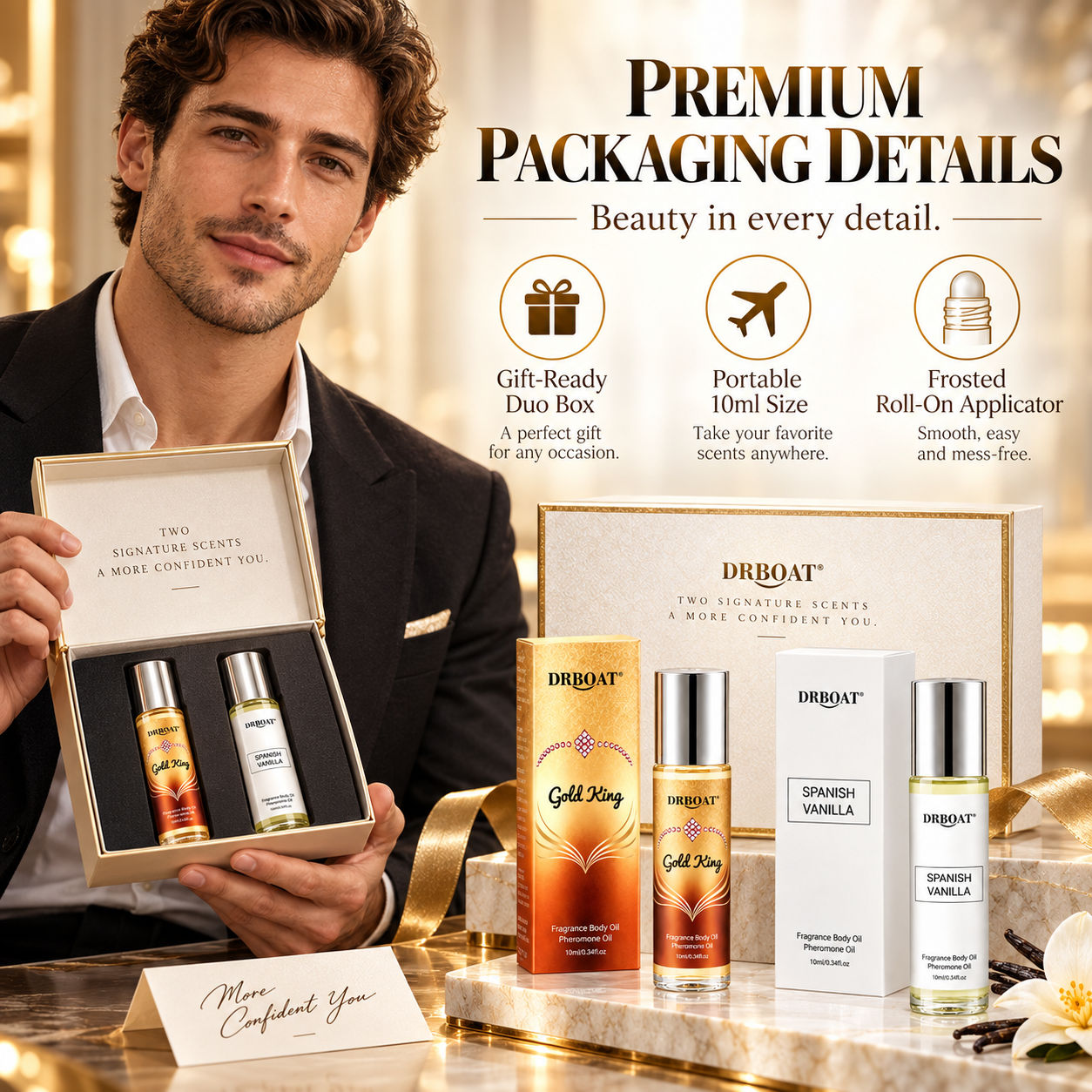 Men Duo Roll-on Parfumolie Set - Perfume Alcohol Fragrance recensie en prijs